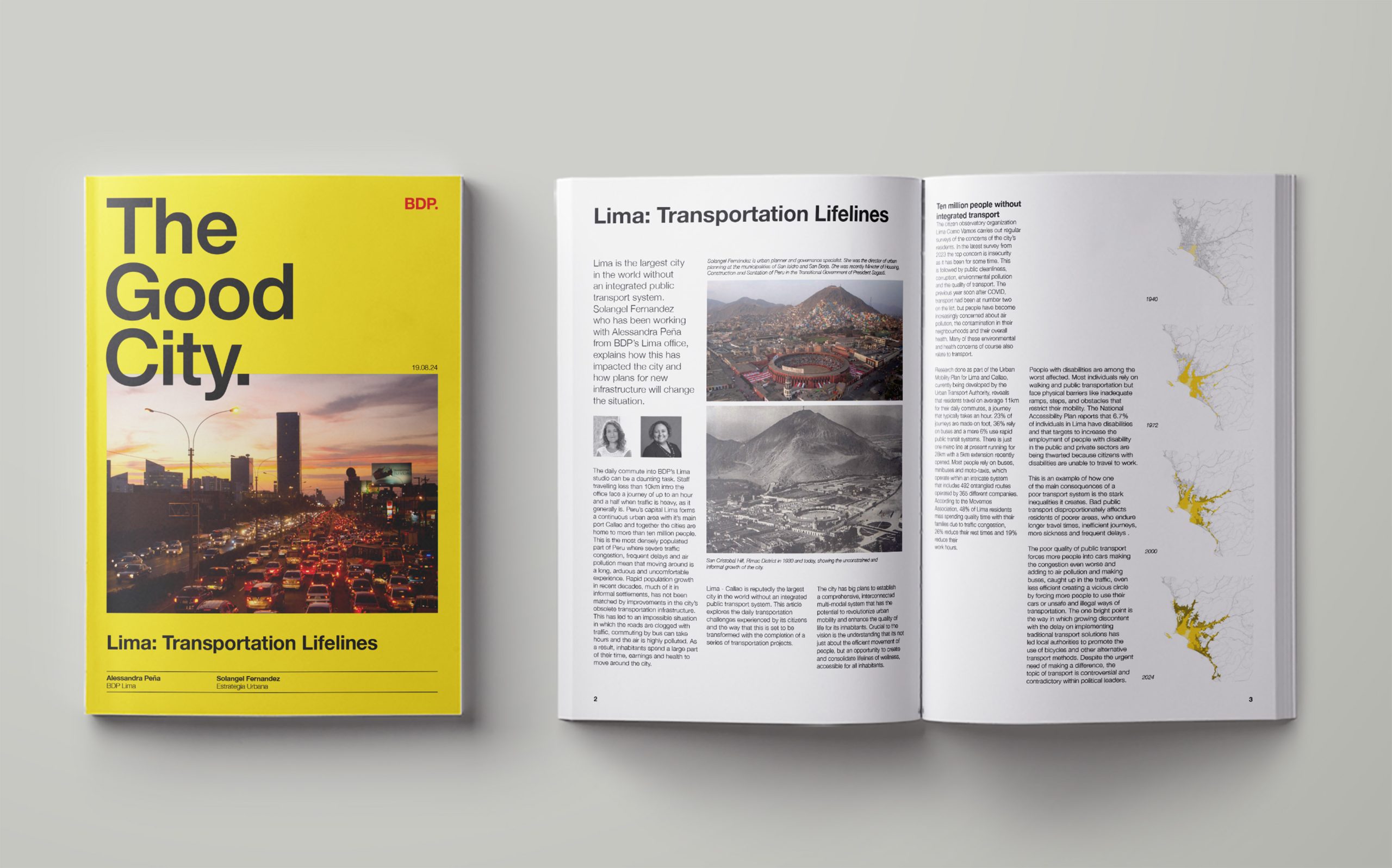 A paper on Lima titled 'Transportation Lifelines'