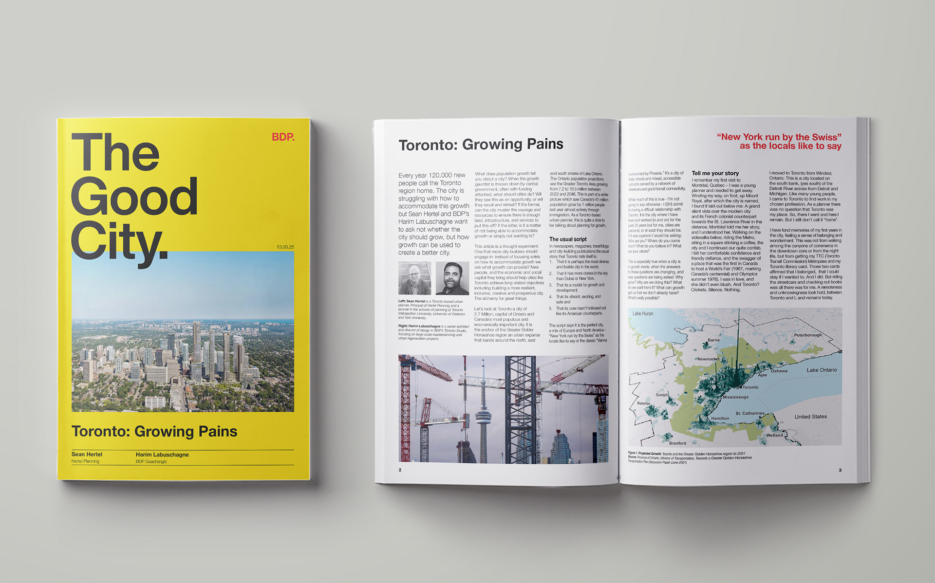 A paper on Toronto titled 'Growing Pains'